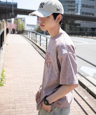 WEGO スノーパターングラフィックT（SS） ピンク