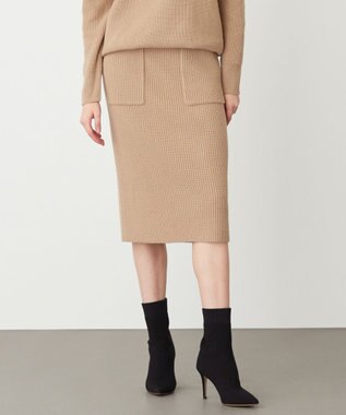 BEIGE， DOUAI / ニットスカート Caramel