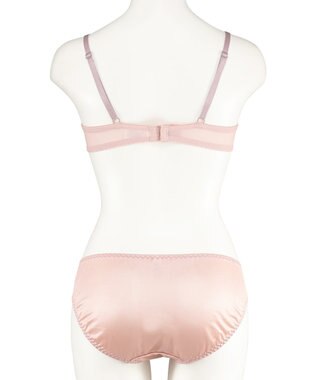 San-ai Resort（三愛水着楽園） 【WEB限定】【プチプラブラセット】純欲カラーヌーディーレーシーストリングブラ＆ショーツセット 【northerly】 Nピンク