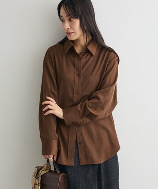 CRAFT STANDARD BOUTIQUE オーバーサイズサテンシャツ