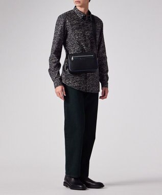 Paul Smith ロゴエンボス ミニショルダーバッグ ブラック