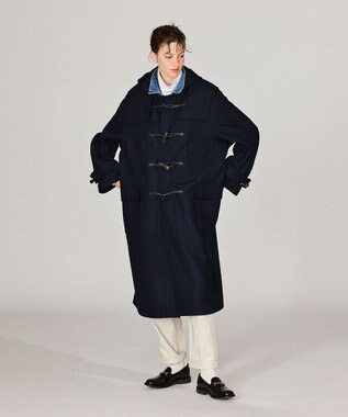 LENO DUFFEL COAT 《MONTGOMERY×LENO》《UNISEX》 ダッフルコート NAVY