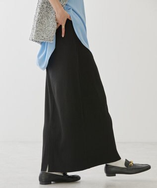 AMERICAN HOLIC 針抜きテレコタイトスカート Black