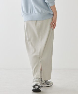 AMERICAN HOLIC 針抜きテレコタイトスカート Light Gray