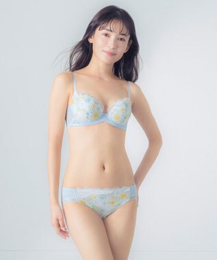 Wing ブラジャー 夏のブラストレスから解放 汗の不快感を軽減(カップ肌側・ワイヤーループ・バック) 背中すっきり 【ときはなつブラ】 KB2872 ウイング／ワコール サックス