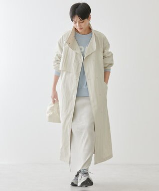 AMERICAN HOLIC 針抜きテレコタイトスカート Light Gray