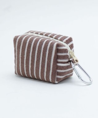 WEGO カラーストライプポーチ