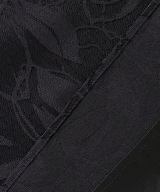 自由区 L 【カタログ掲載・セットアップ対応】フラワーオパールプリントブロッキング ブラウス ネイビー