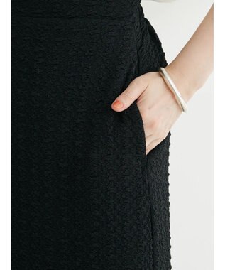 Green Parks ・Ｒａｙ　Ｃａｓｓｉｎ　フクレジャカードナロースカート Black