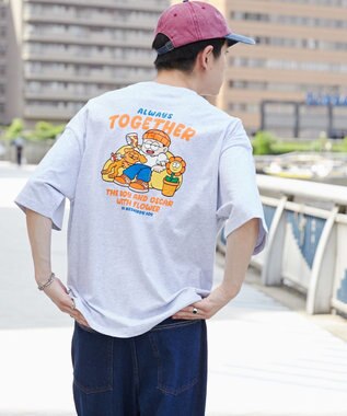 WEGO 【ユニセックス着用ITEM】ALWAYS　TOGETHER　プリントT（SS） ライトグレー