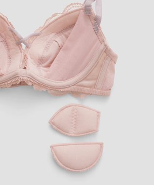 San-ai Resort（三愛水着楽園） 【WEB限定】【プチプラブラセット】純欲カラーヌーディーレーシーストリングブラ＆ショーツセット 【northerly】 Nピンク