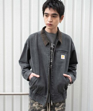 WEGO ワーカーズWジップデニムブルゾン ブラックその他