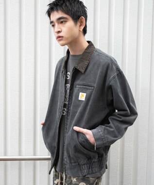 WEGO ワーカーズWジップデニムブルゾン ブラックその他