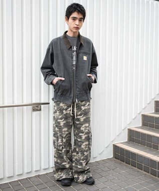 WEGO ワーカーズWジップデニムブルゾン ブラックその他