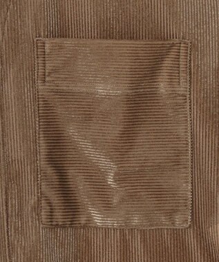 uncrave シアーベロアリブ シャツ ブラウン