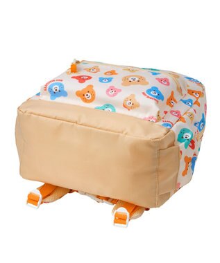 MIKI HOUSE HOT BISCUITS 【Mサイズ】カラフルビーンズ 総柄リュック マルチカラー