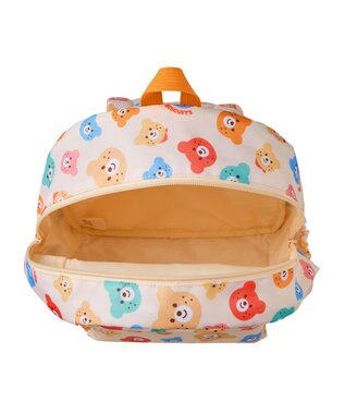 MIKI HOUSE HOT BISCUITS 【Mサイズ】カラフルビーンズ 総柄リュック マルチカラー