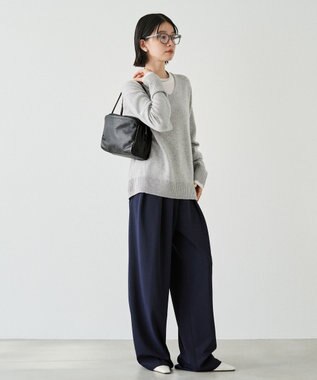 russet kuubo ボックストートバッグ(CE-1633) Black