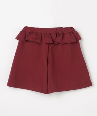 組曲 KIDS 【110-140㎝】ソフトストレッチ ショートパンツ ボルドー