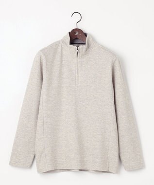 【快適な着心地・イージーケア】カノコダブルフェイス ハイネック ZIP プルオーバー