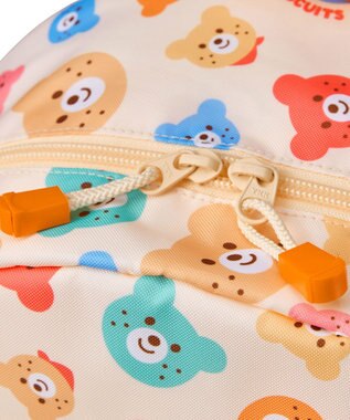 MIKI HOUSE HOT BISCUITS 【Mサイズ】カラフルビーンズ 総柄リュック マルチカラー