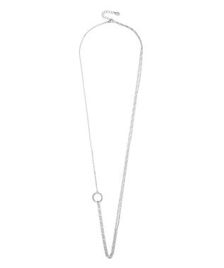 AMERICAN HOLIC ラウンドチェーンピッチネックレス Silver