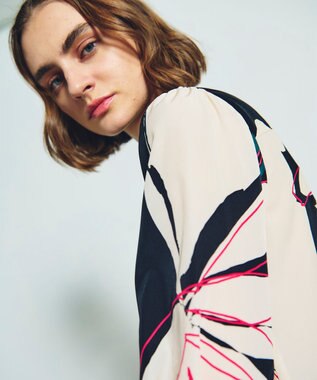 GRACE CONTINENTAL キカラインフラワーワンピース キナリ