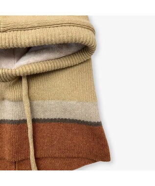 林八百吉商店 un chapeau ニットバラクラバ ベージュ