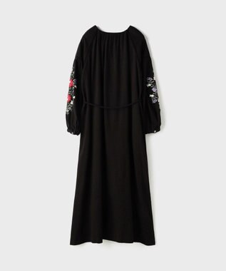 GRACE CONTINENTAL エンブロイダリーカフタンワンピース ブラック