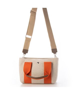 UNBILLION カシュカシュ cachecache / テープエルガリー2wayパーテーショントート オレンジ