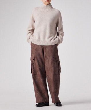 Paul Smith インターシャ ストライプ ニット ライトベージュ