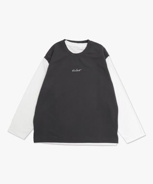 WEGO カルゼアンサンブルベスト（LS） ブラック中濃色