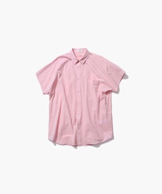 ATON MICRO SHRINK LAWN | オーバーサイズシャツ PINK