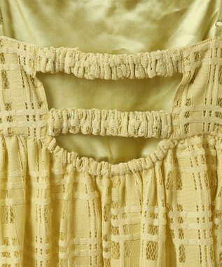 AMERICAN HOLIC チェックレースオーバーキャミソール Black