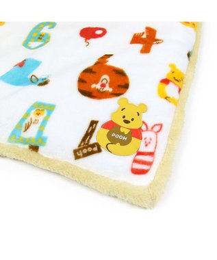 PET PARADISE ディズニー くまのプーさん 遠赤外線 ボアマット《  数字柄 》 (80×60cm) 数字柄