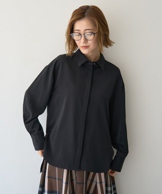 YECCA VECCA 2wayボウタイシャツ Black