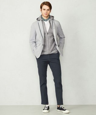 JOSEPH ABBOUD 【オーガニックコットン】ハイパワーカルゼ パンツ グレー系