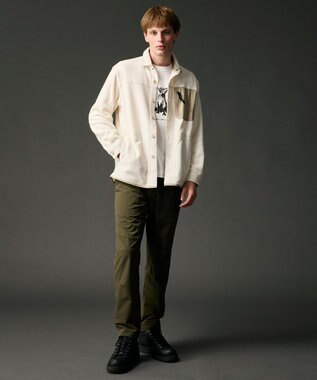 JOSEPH ABBOUD MOUNTAIN 【テーム・ヤルヴィモチーフ】プレーティング天竺 ロングTシャツ ホワイト×キツネ