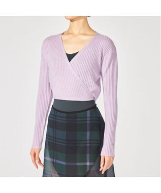 Chacott カシミヤニットカシュクール ライラック