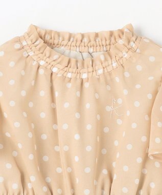 組曲 KIDS 【110-140㎝】アメリドット ワンピース ベージュ