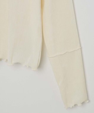 WEGO シアーベロアトップス オフホワイト