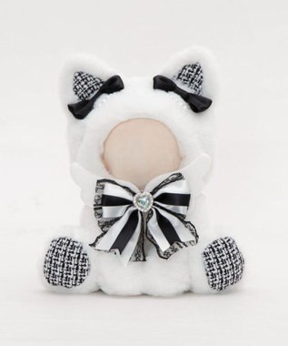 WEGO 【痛バ＆推し活グッズ】ぬいおすわりにゃんこ15cm ホワイト