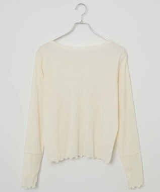 WEGO シアーベロアトップス オフホワイト