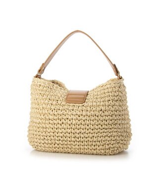 UNBILLION cachecache 差し込みフラップ2wayワンハンドルクロッシェトート ベージュ