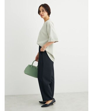 Green Parks ５分袖ピグメントロゴプルオーバー Beige