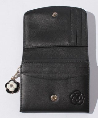 CLATHAS ワッフル　2つ折り財布 ブラック