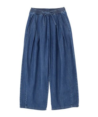 Green Parks ライトデニムワイドパンツ Indigo