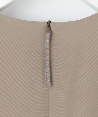 自由区 【セットアップ対応・洗える】フリンジジャガード ブラウス モカ