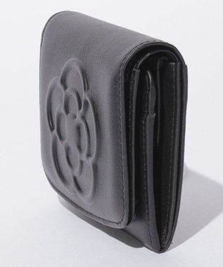 CLATHAS ワッフル　2つ折り財布 ブラック