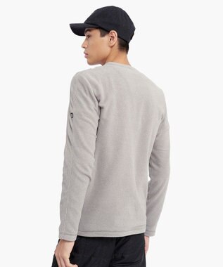 AIGLE POLARTEC THERMAL PRO ポーラテック ポケット クルーネックマイクロフリースプルオーバー  / トレーナー ヘザーグレー